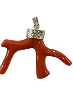 Pendant Mandile 1922 Woman Coralli in Silver Corallo 2MCIC38